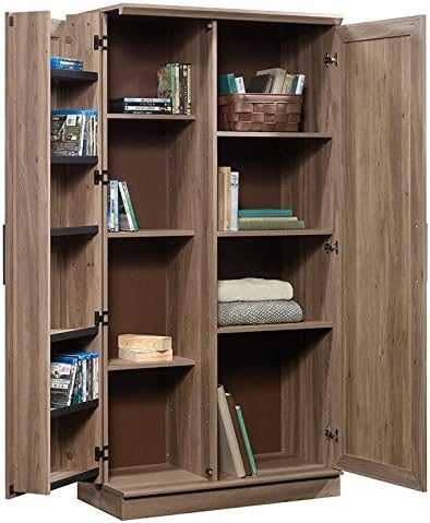 35.36 W Storage Cabinet with Door and Shelves in Salt Oak J460766