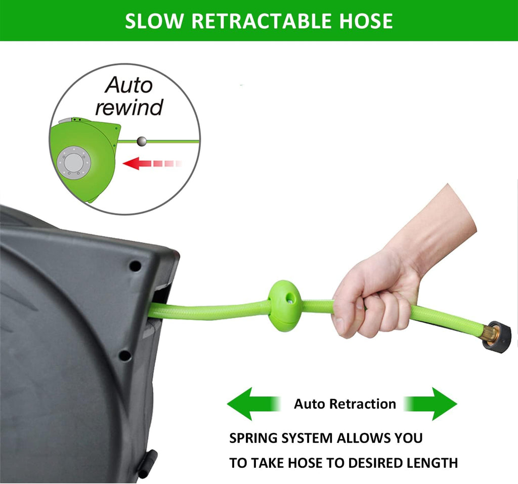 Wall Mounted Retractable Water Hose Reel G989