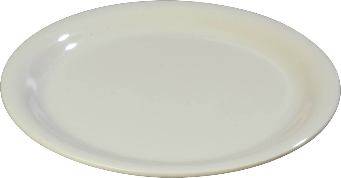 Bone Melamine Pie Plate W3583