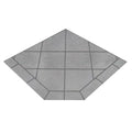 48 x 48 Single Cut Corner Hearth Pad X966