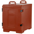 Insulated Food Pan Carrier, End Loader, Brick Red K58507