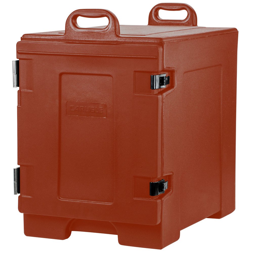 Insulated Food Pan Carrier, End Loader, Brick Red K58507