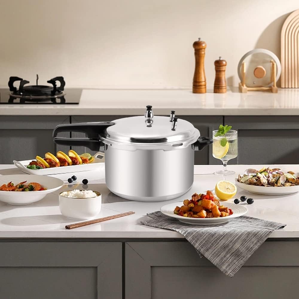 12 Quart Aluminum Pressure Cooker with Canning Rack B15707