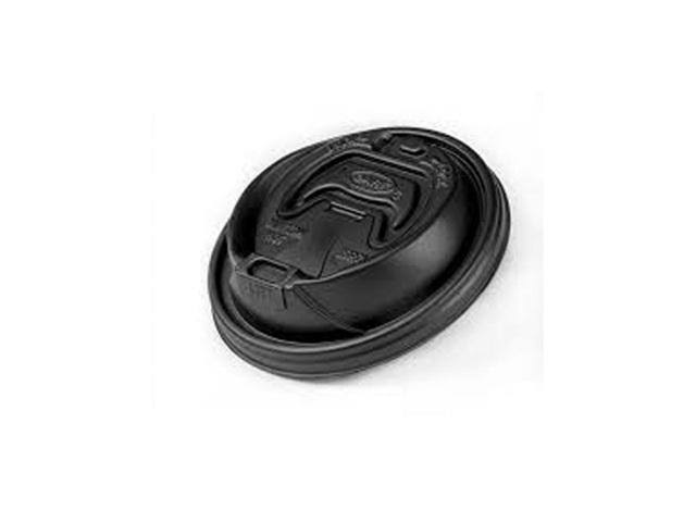 Reclosable Black Lid for 12 14 16 20 24 oz 1000 ct O338222
