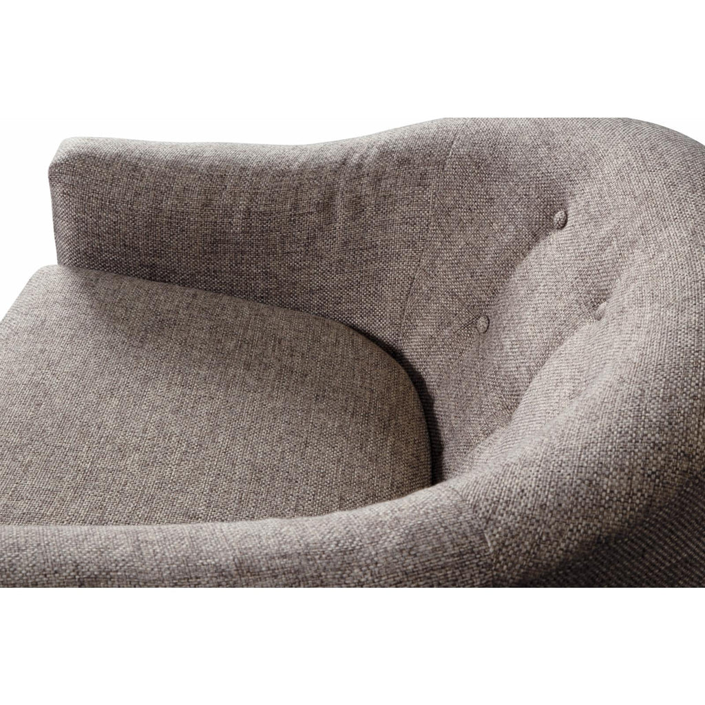 Taupe Tufted Swivel Glider A10419