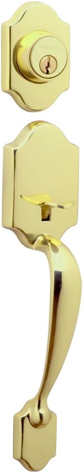 Satin Nickel Exterior Handleset with Deadbolt Pack of 2 K5106