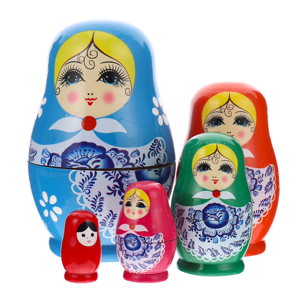 Matryoshka Doll Toy Nested Doll Hand-paint Doll M761602
