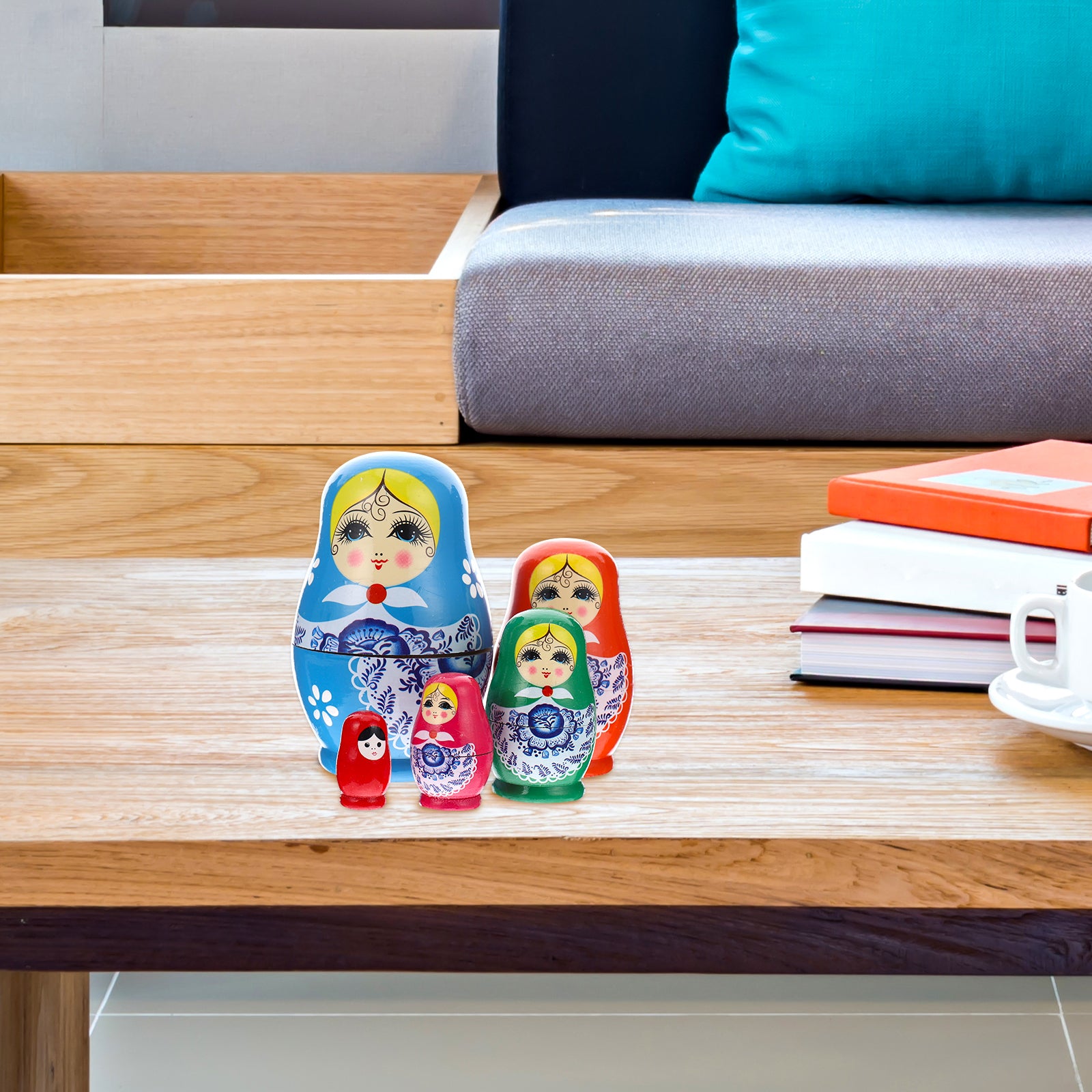 Matryoshka Doll Toy Nested Doll Hand-paint Doll M761602