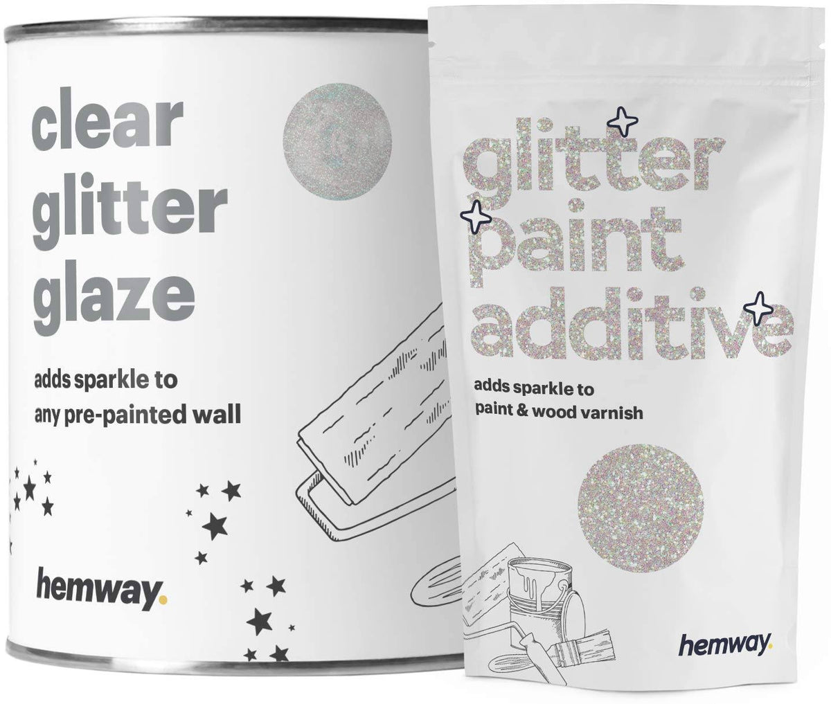 1L Clear Glitter Glaze W591690