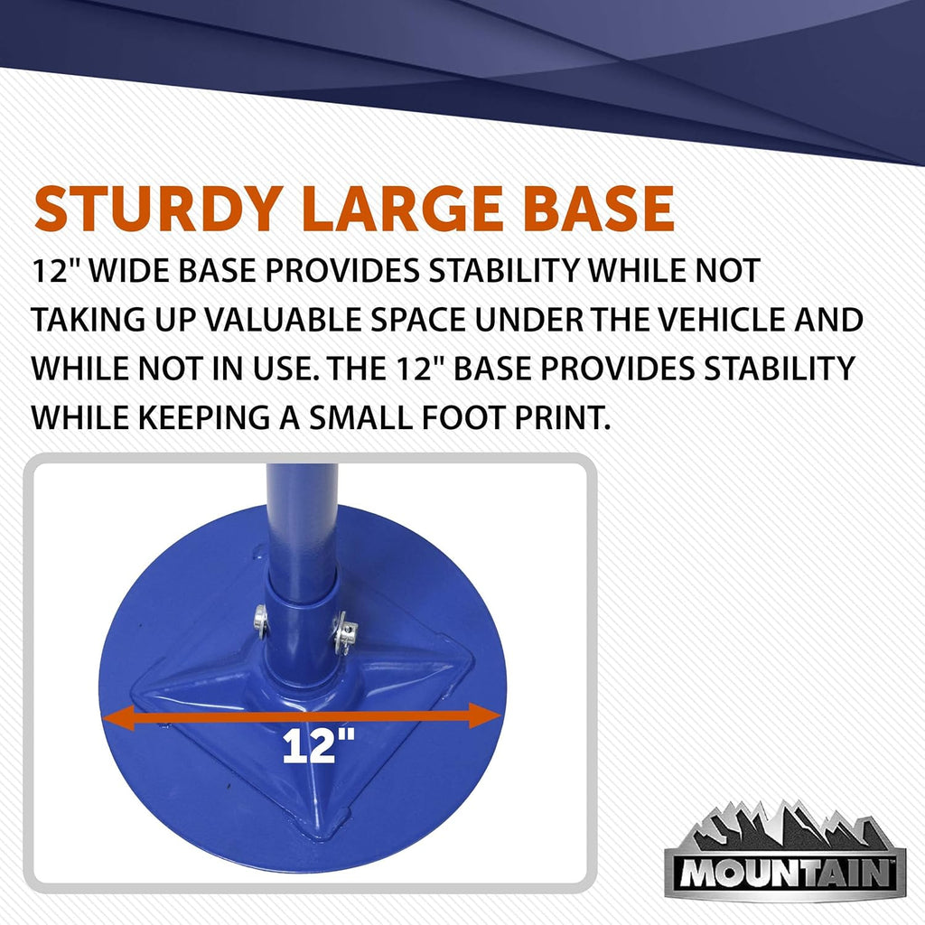 Utility Underhoist Stand and Vehicle Component Support Stand; Heavy Duty Steel, 1,500 Lb. Lift Capacity Y887422