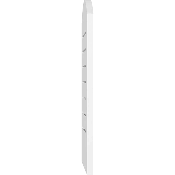 Arch Top Surface Mount PVC Gable Vent W906