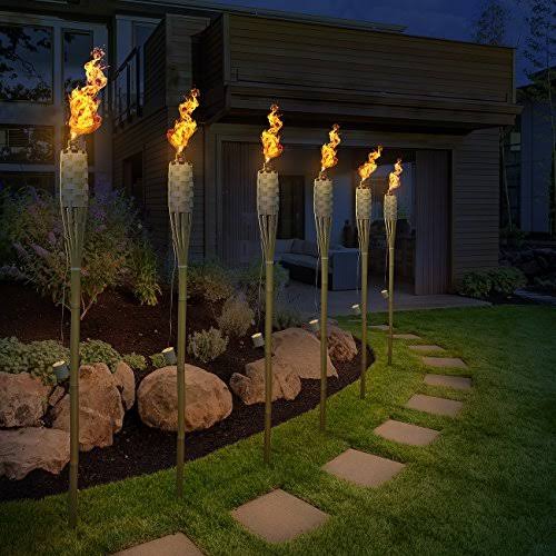 8 Bamboo Torches K434056