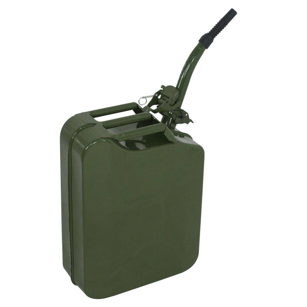 2pcs 5 Gallon 20L Gas Jerry Can Fuel Steel Tank Military Green X1351