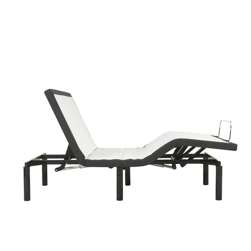 White Twin Long Mattress and Bed Base Z37000