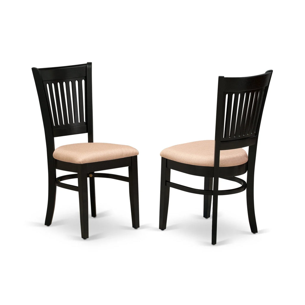 5-piece Wood Dining Set in Black X3612