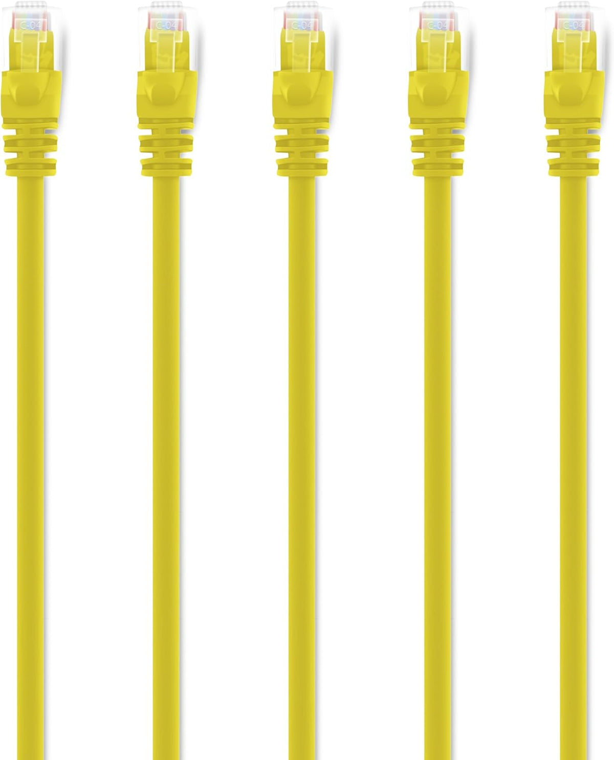 Yellow Cat 6 Ethernet Cable 1 Foot W6376