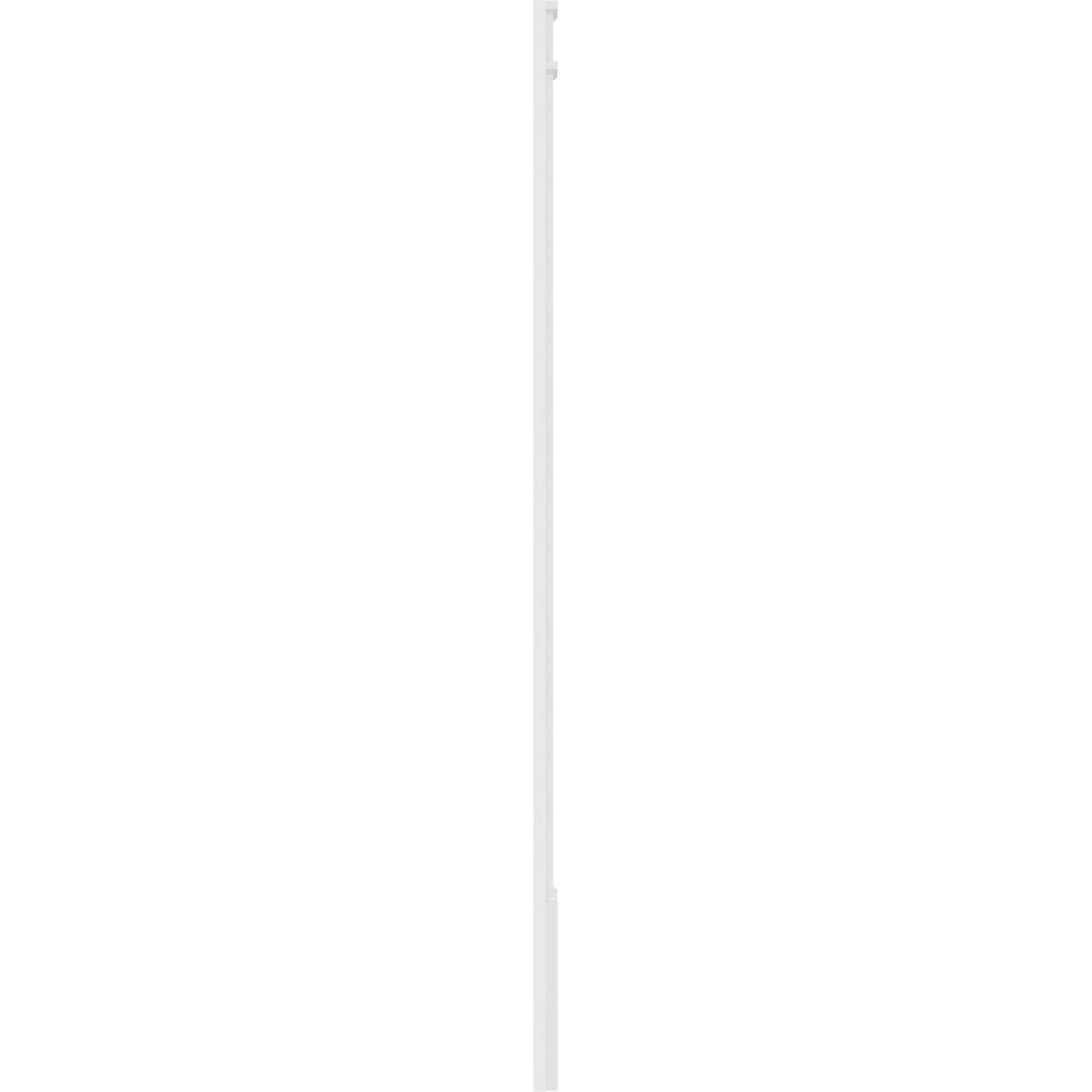 4x22W x 102x22H x 2x22P Two Equal Flat Panel PVC Pilaster with Standard Capital & Base (Pair) Y809239