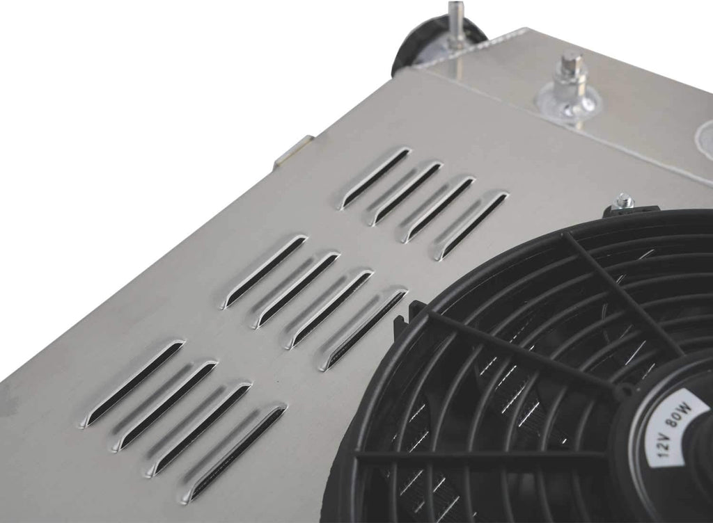 Aluminum Radiator with Shroud and 2x12'' Fan with Thermostat R791