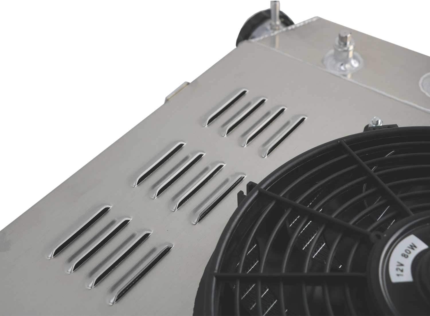 Aluminum Radiator with Shroud and 2x12'' Fan with Thermostat R791