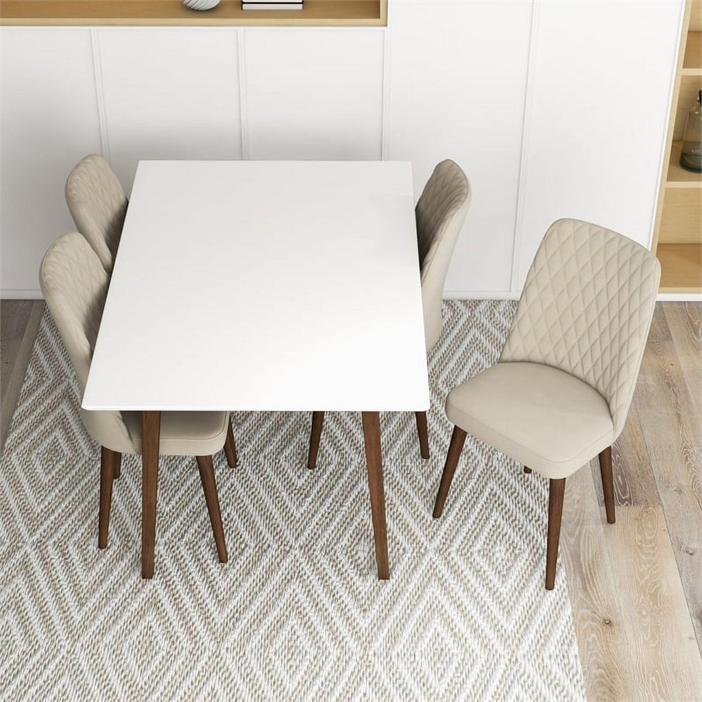 Mid Century Modern Kitchen Table and Chairs for 4 B85827