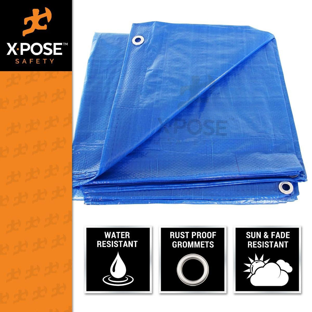 Blue Poly Tarps 12 x 18 Case of 10 O16430