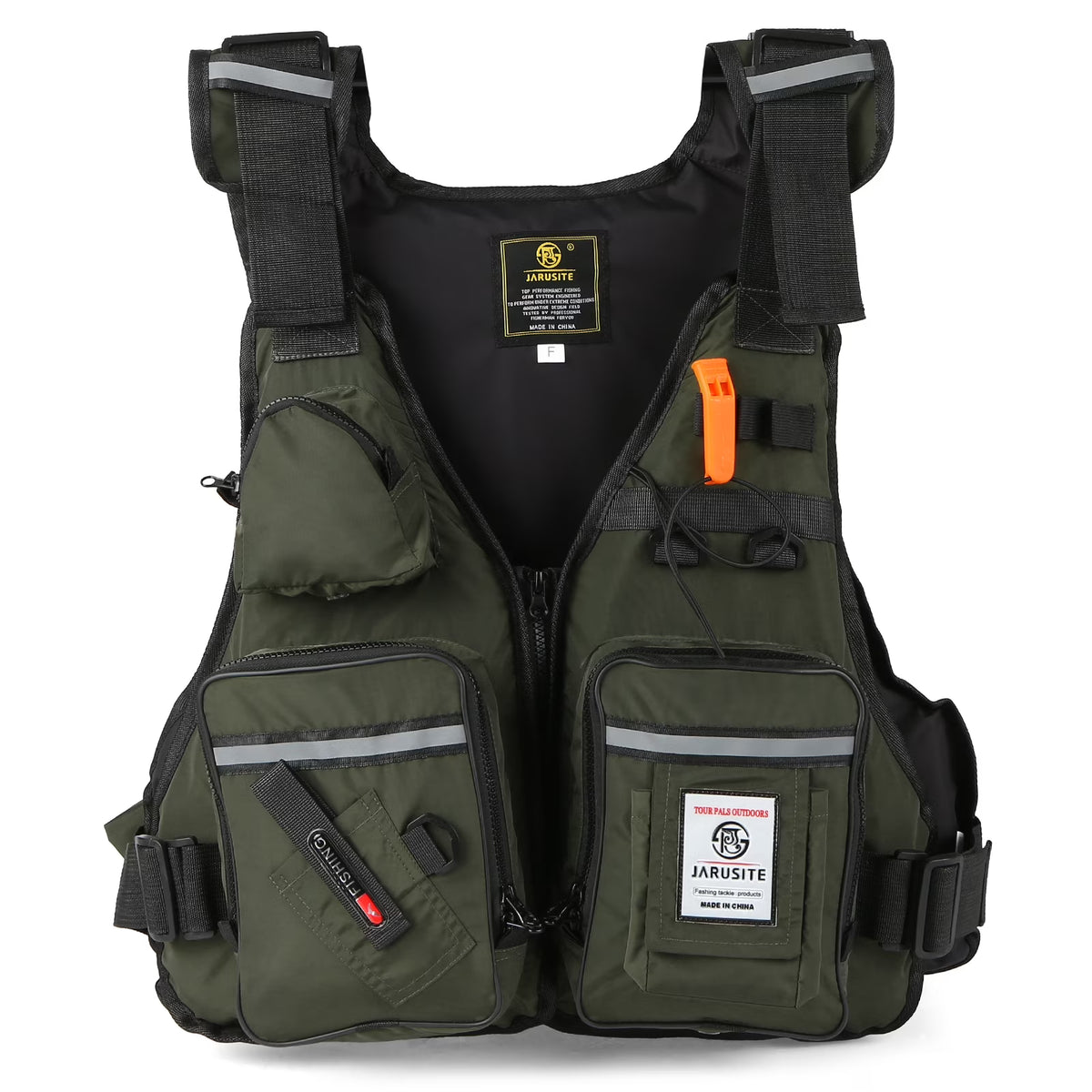 Adjustable Fly Fishing Jacket Vest with Open Sides K518808
