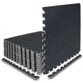 Blue Rubber Top Exercise Puzzle Mat 48sqft Q639629