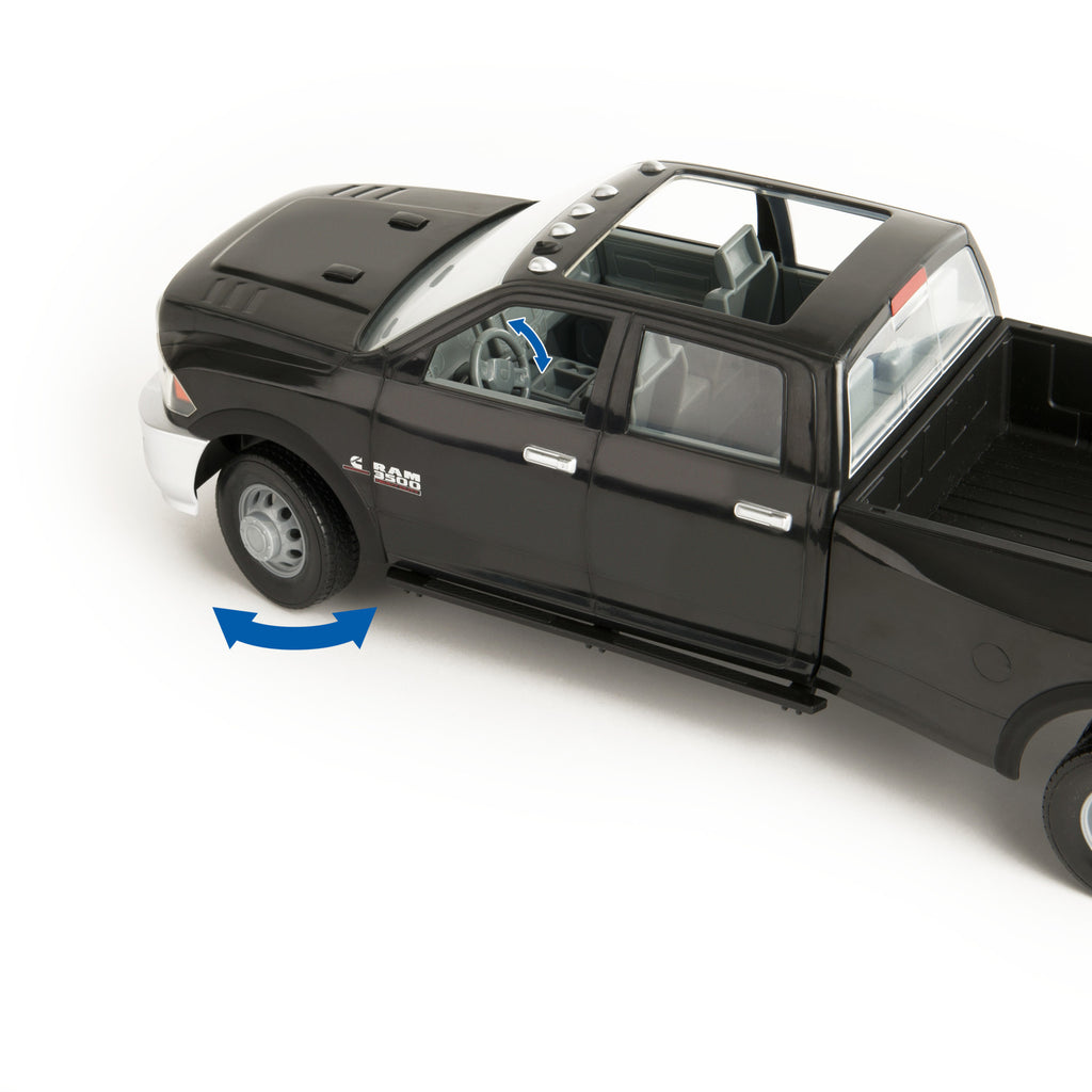1:16 Scale Ram 3500 with Gooseneck Trailer and Case Construction SV280 Skid Steer I99584