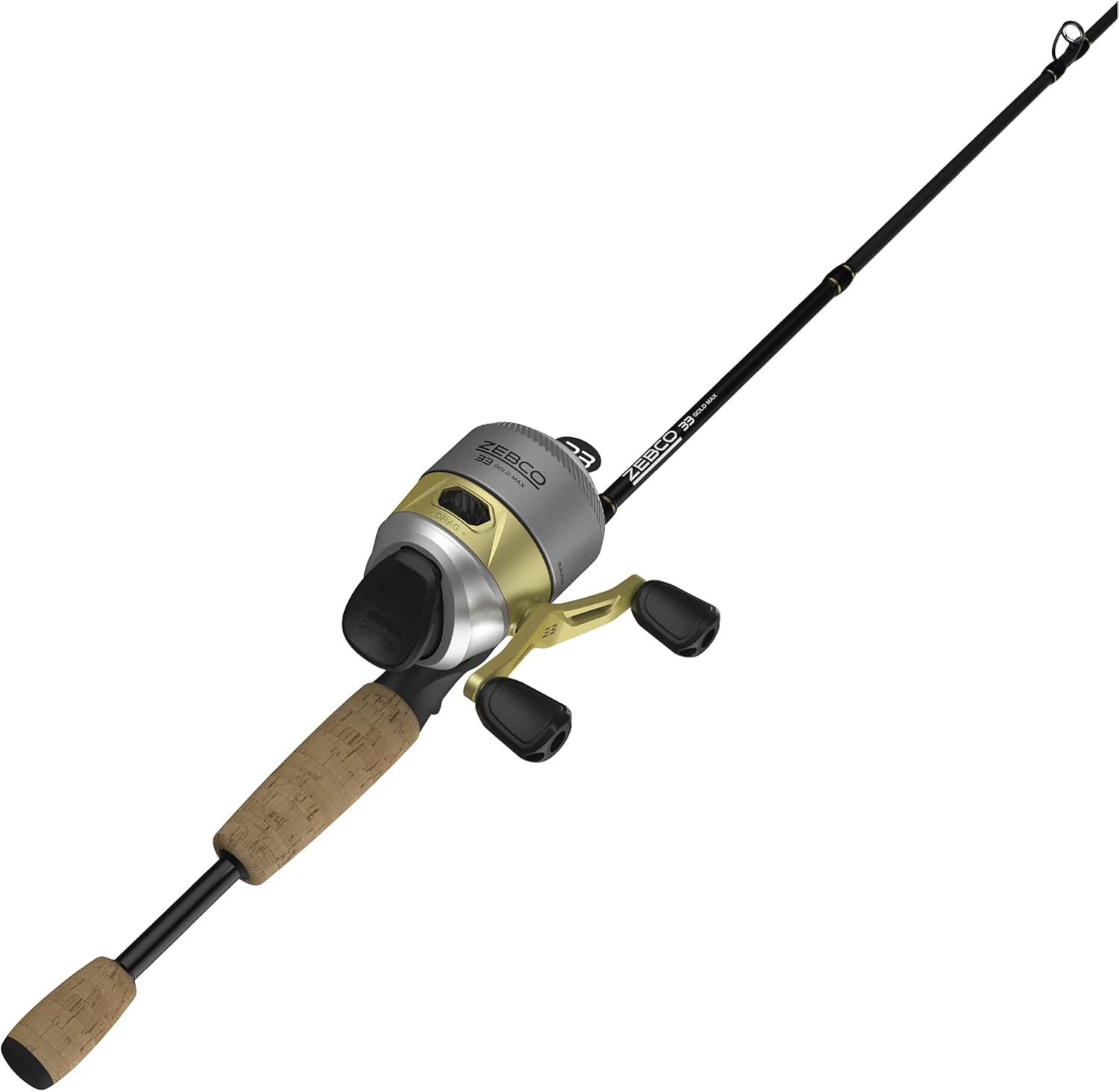 2-Piece Fiberglass Spincast Fishing Rod and Reel Combo L440260