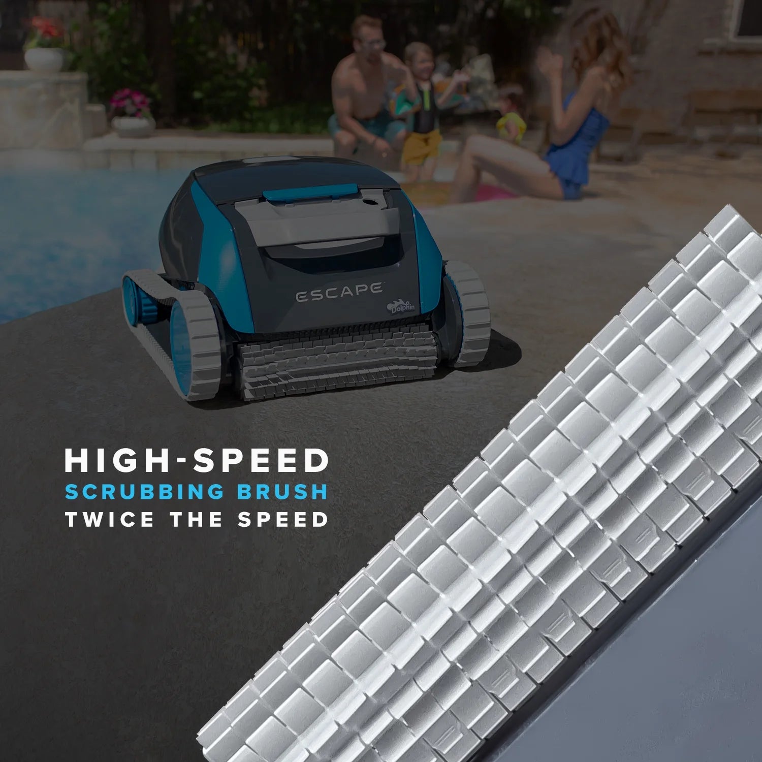 Robotic Above Ground Pool Cleaner with Top Load Filter Basket X8901