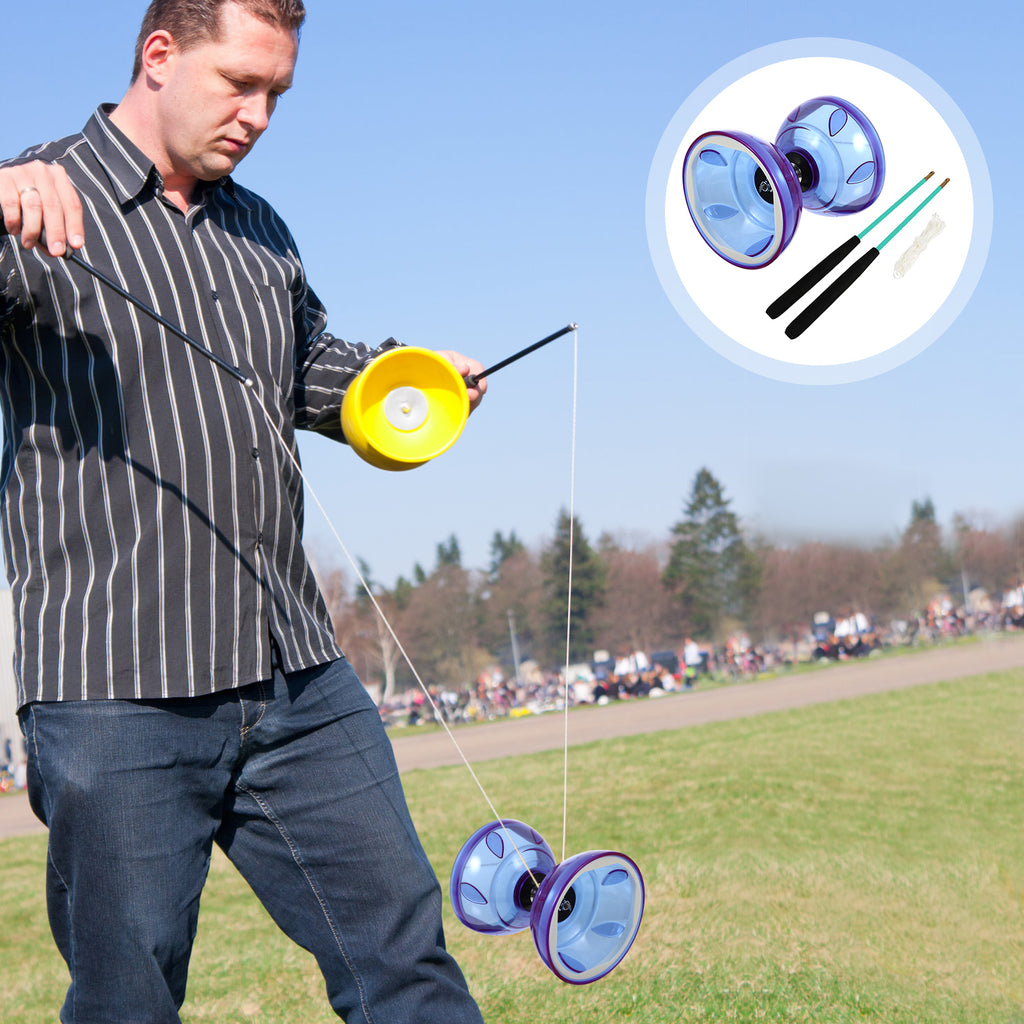 Plastic Diabolo Set Chinese Yoyo Juggling Toy B222