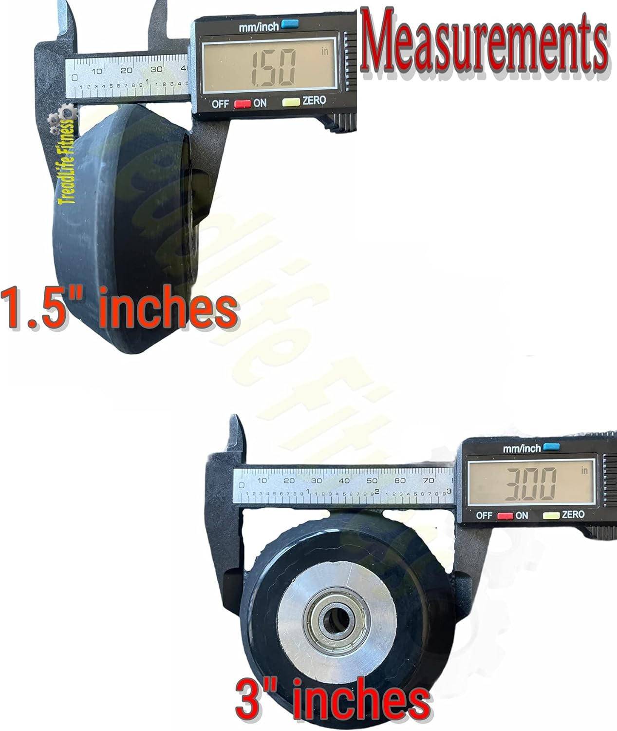 Elliptical Wheel with Grease Pack of 2 C763