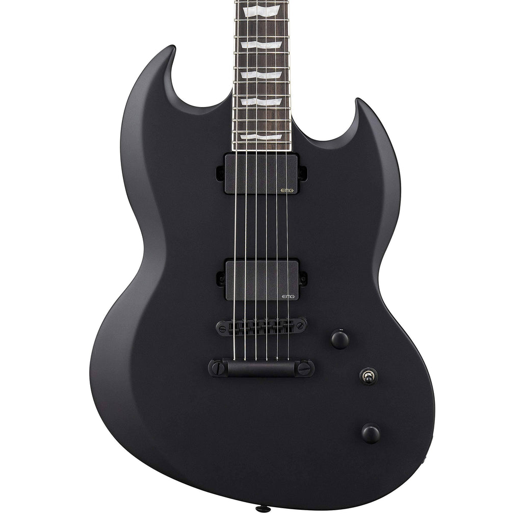 Satin Black Baritone Electric Guitar I54469