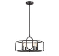English Bronze Semi-Flush T89680