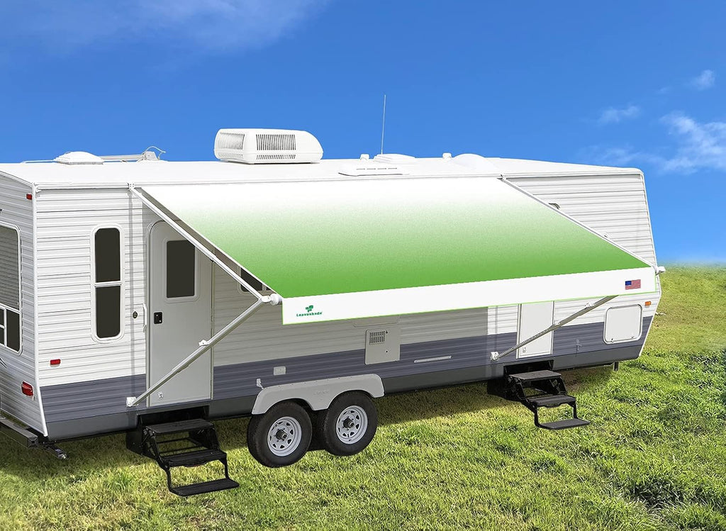 Green Fade RV Awning Fabric Replacement 19'3'' E117623
