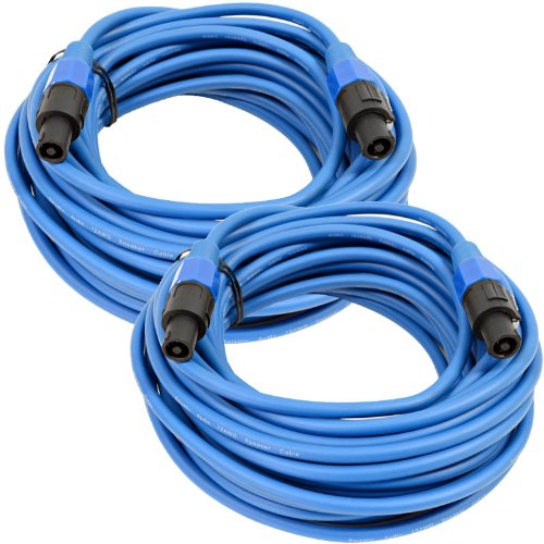 12 Gauge 75-Feet Speakon to Speakon Speaker Cable R591268