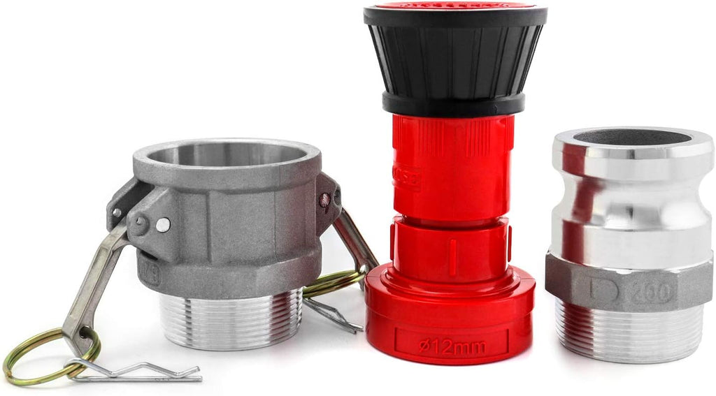 2 inch Heavy Duty Thermoplastic Constant Flow Fog Nozzle with Aluminum Camlock Fittings V7906