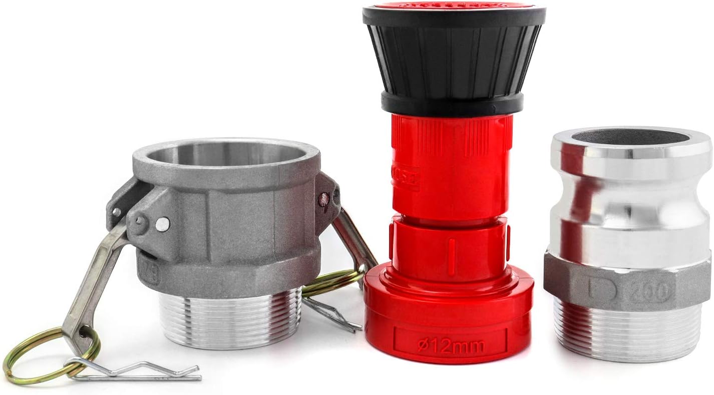 2 inch Heavy Duty Thermoplastic Constant Flow Fog Nozzle with Aluminum Camlock Fittings V7906