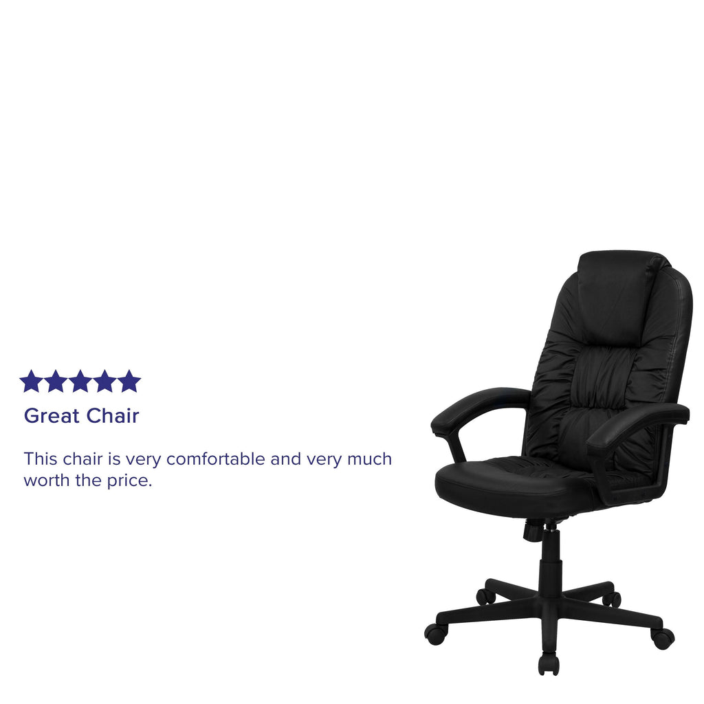 Black LeatherSoft Executive Office Chair O55973