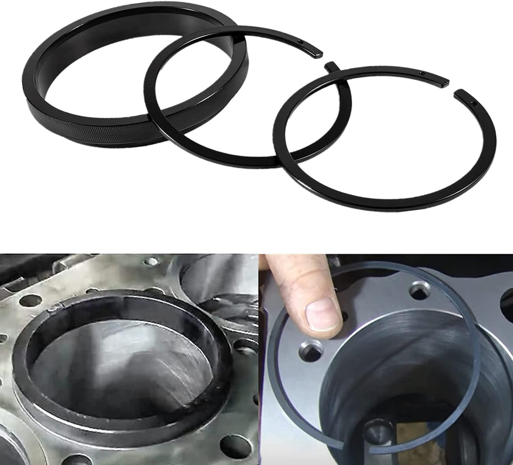 Piston Ring Compressor Tool with 5.4 bore, Anti-Polishing Ring Adapter (4 PCS) M3918