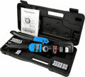 Hydraulic Crimping Tool and Cable Cutter 8 US TON 12 AWG to 00 (2/0) with 9 Die B860217