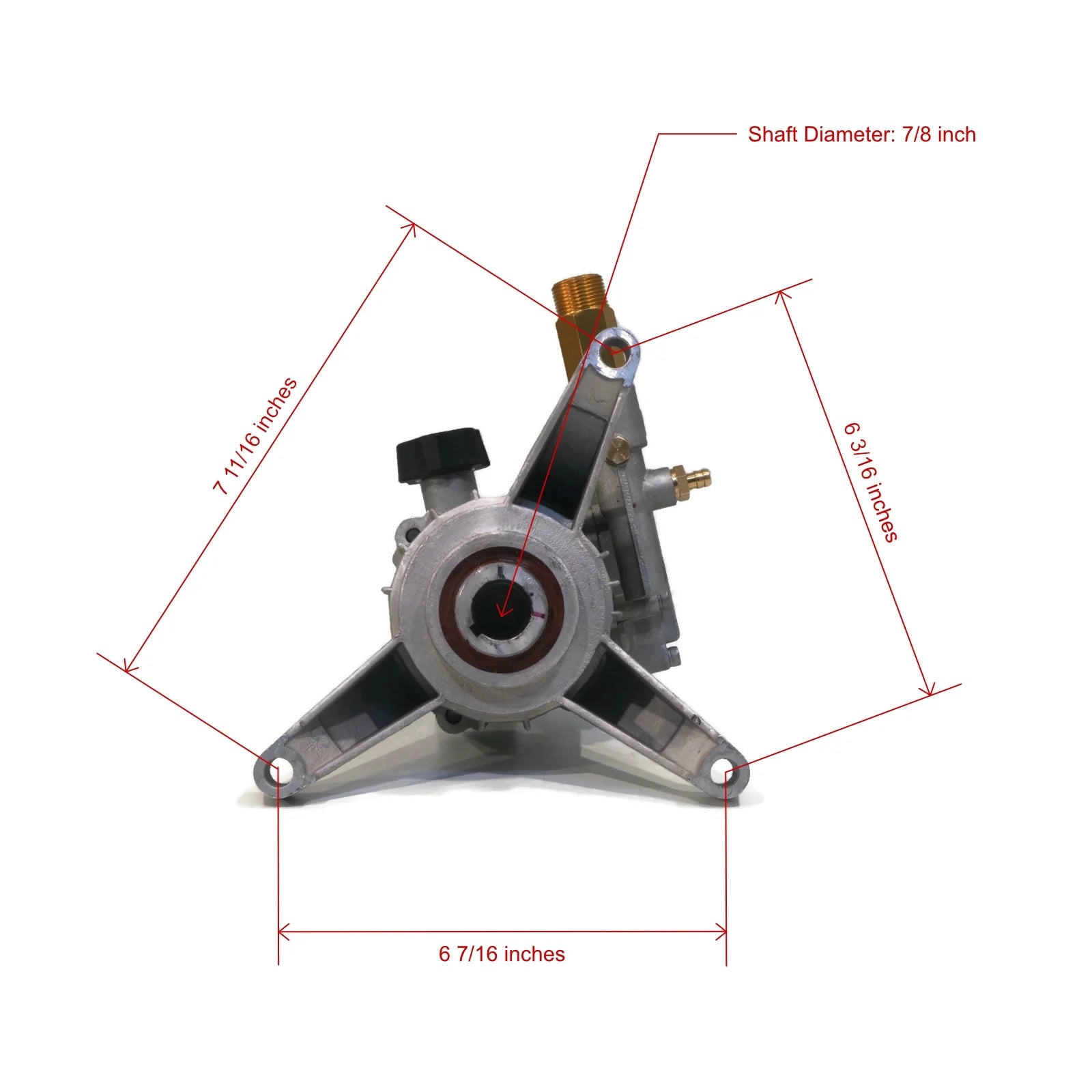 Pressure Washer 7/8" Shaft Water Pump V626149