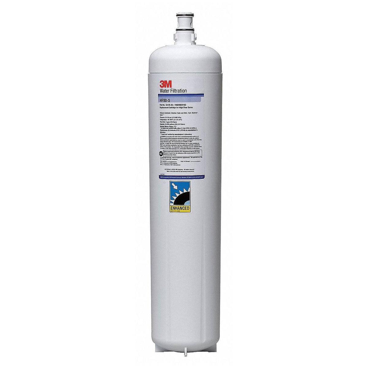 3M Water Filtration Products 5.00 GPM Replacement Filter Cartridge, 0.2 Micron Rating Z162728