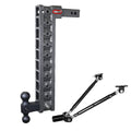 Adjustable 22.5" Drop Hitch with Dual-Ball, Stabilizer Kit for 2" Receiver G71068