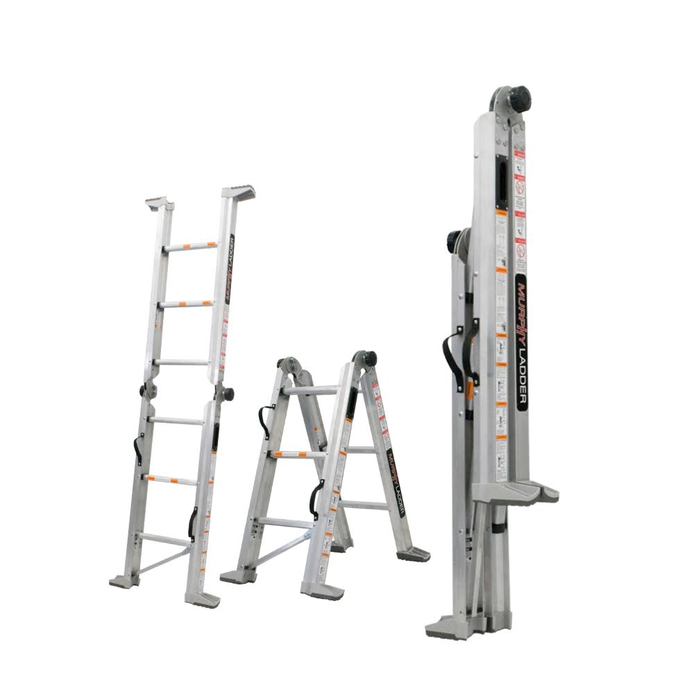 Aluminum Multi-Position Ladder with Wall Mount X35248