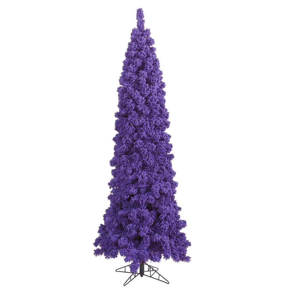 Flocked Purple Pencil J229