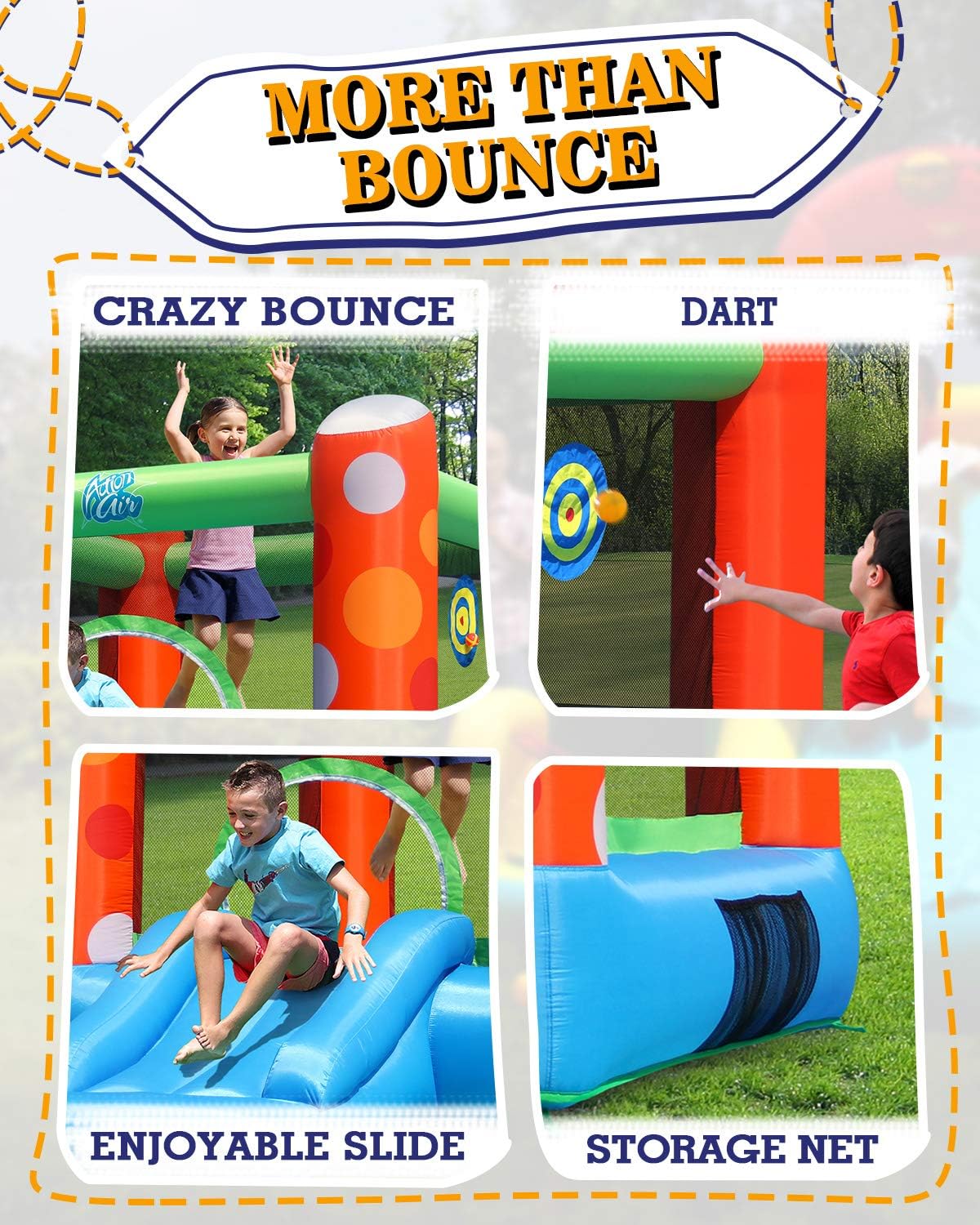 Bounce House with Air Blower C5024