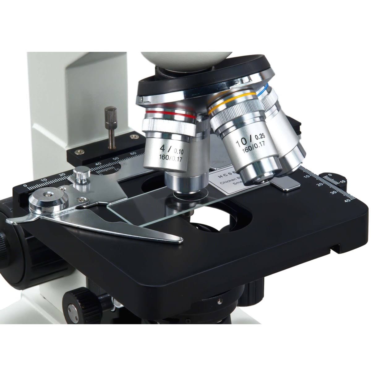 40X-2500X Lab Binocular Biological Compound LED Microscope with Vinyl Carrying Case B1757