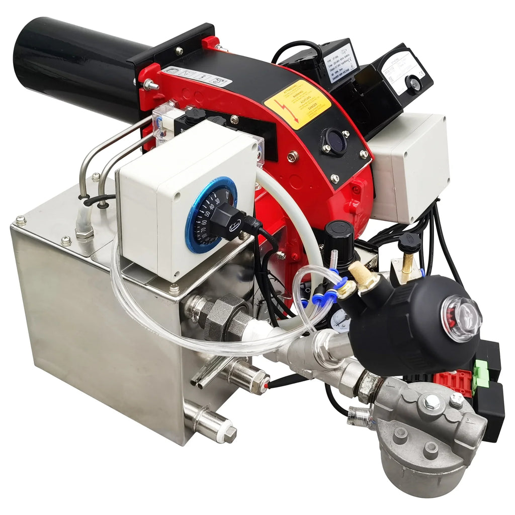 Waste Oil Heater Furnace Air Atomizing Heavy Oil Burner 220V Y455606