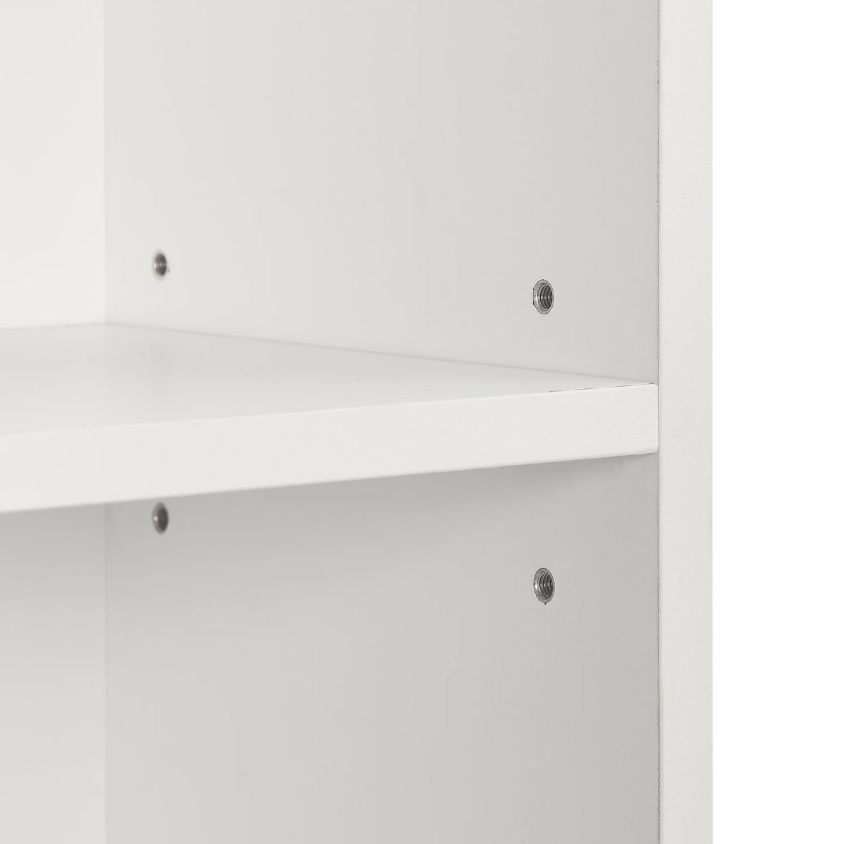 8-Tier Media Tower Rack Storage Cabinet with Adjustable Shelves N445